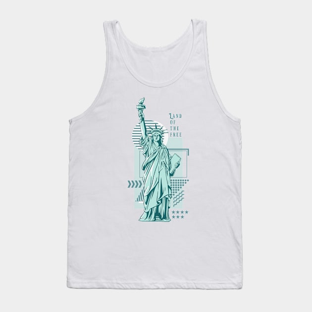 Statue of liberty. Land of the free Tank Top by KOTYA